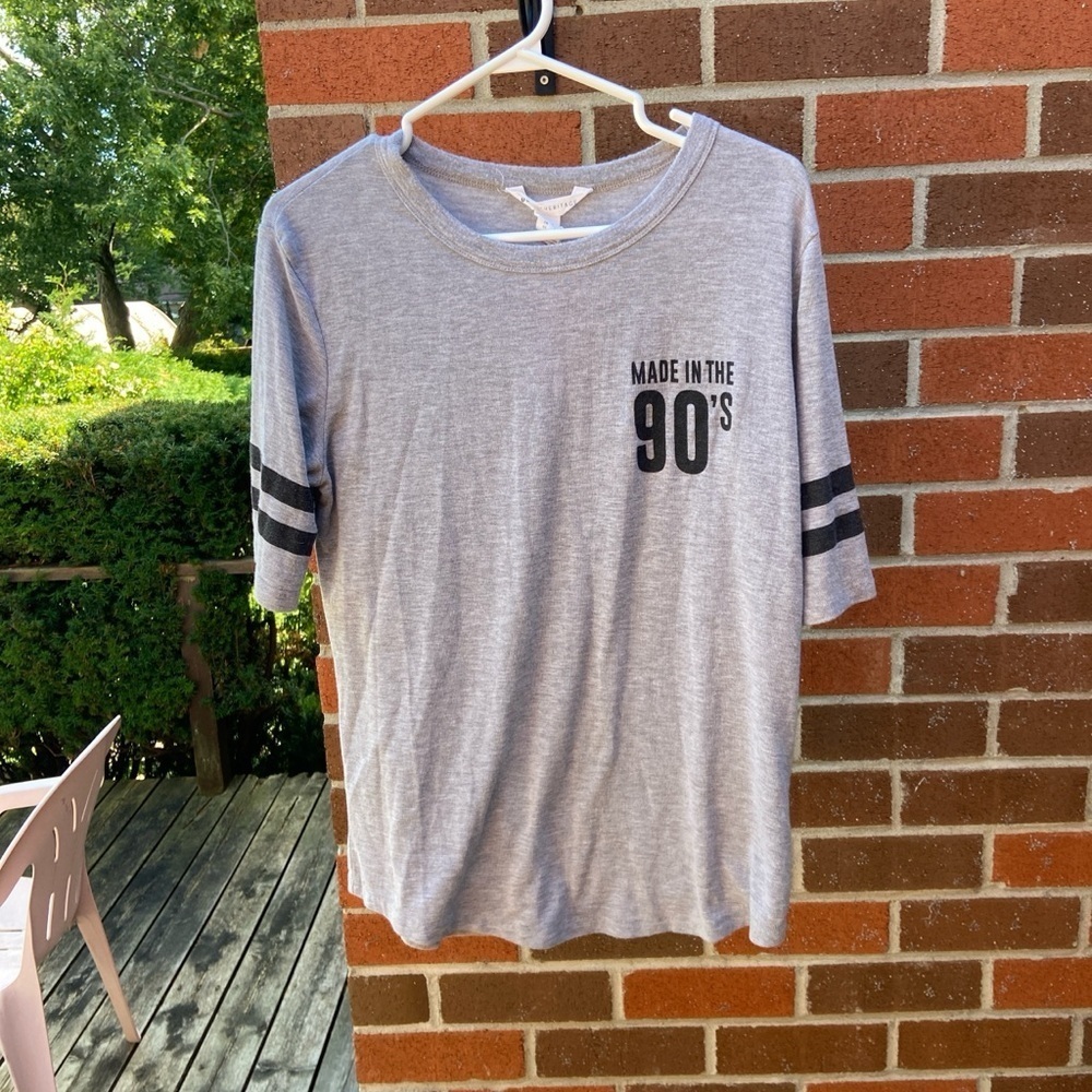 Grey Basic “Made in the 90s” T-Shirt